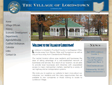 Tablet Screenshot of lordstown.com